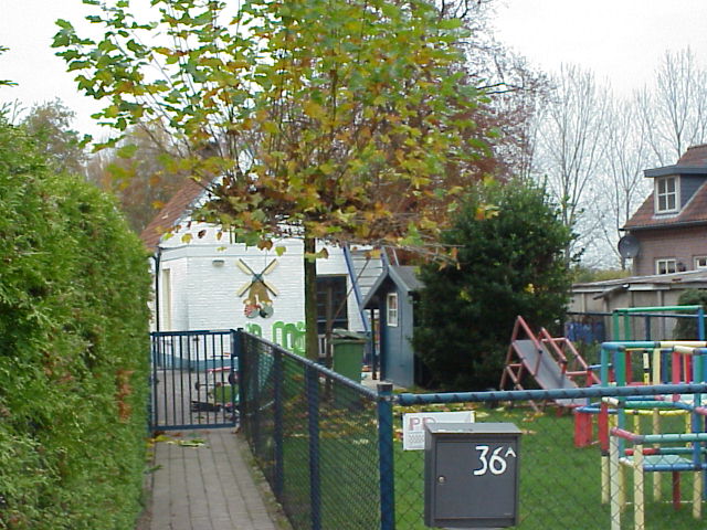 Kleine buitenruimte bij kindeorpvang